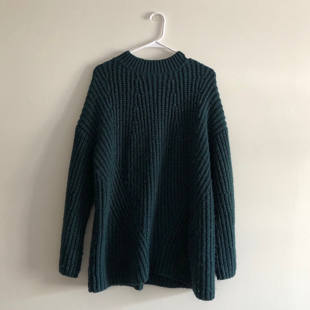 High Neck Knit Sweater